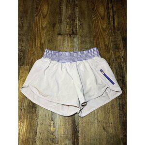 Lululemon Purple Tracker Shorts Size 6